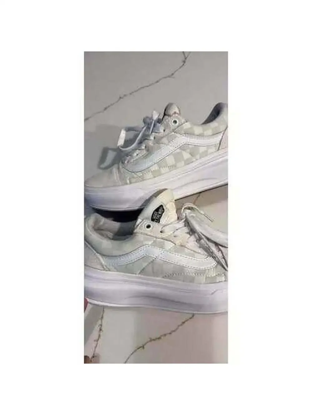 Vans Old Skool Stackform Checkerboard Shoes Size 5